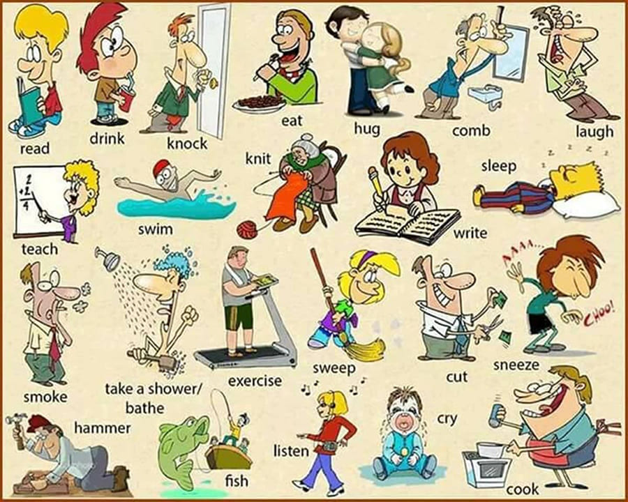 Động từ trong ngữ pháp tiếng Anh